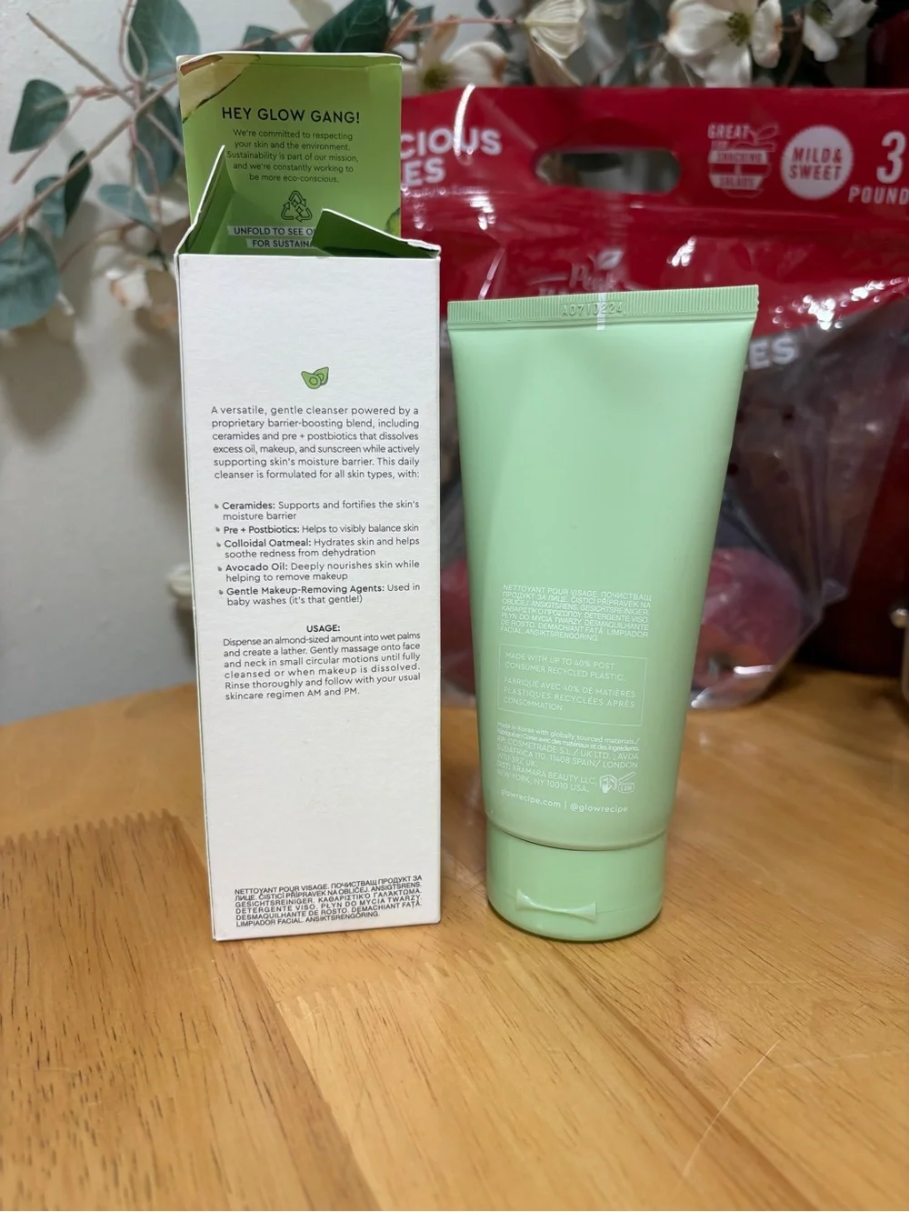 Glow Recipe Avocado Ceramide Moisture Barrier Cleanser,Full Sz 5oz, BNIB, SEALED